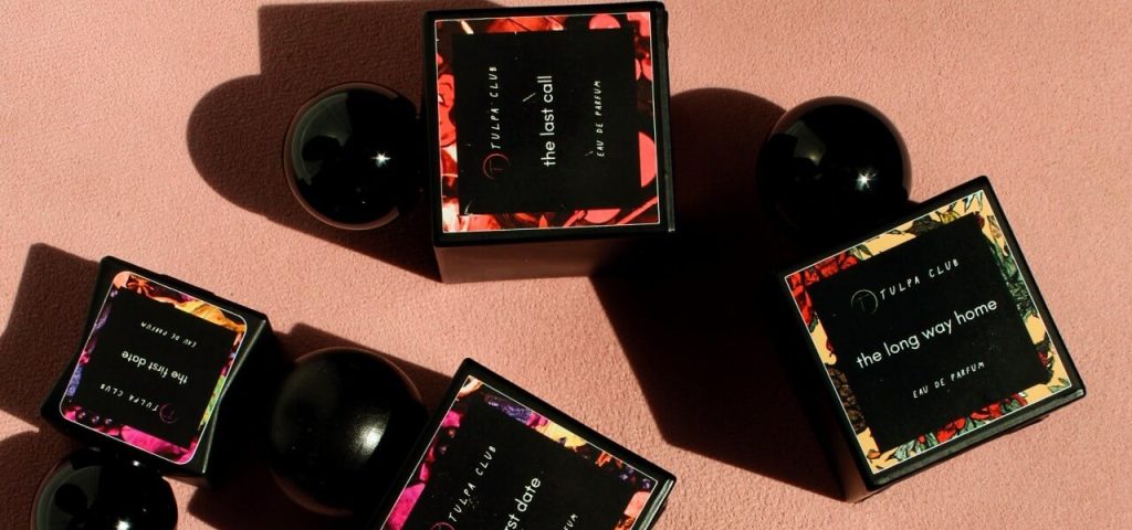Season 1 - The last call, the first date, the first date. Tulpa Club perfume bottles